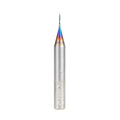 Solid Carbide Spiral CNC Router Bit O-Flute Up-Cut 1/32 Dia x 3/16 x 1/4 Shank x 2 Inch Long H8489