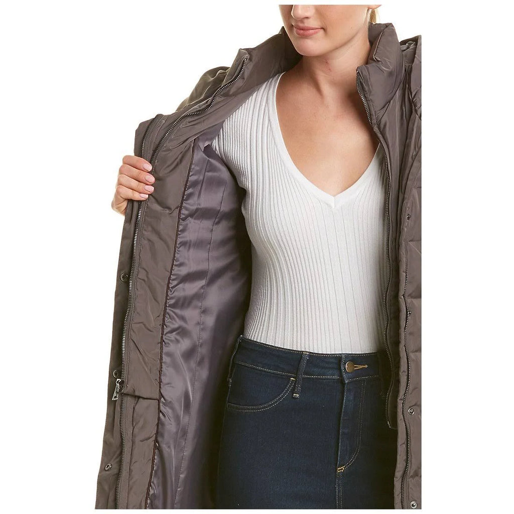 Carbon Hooded Down Puffer Coat G34721