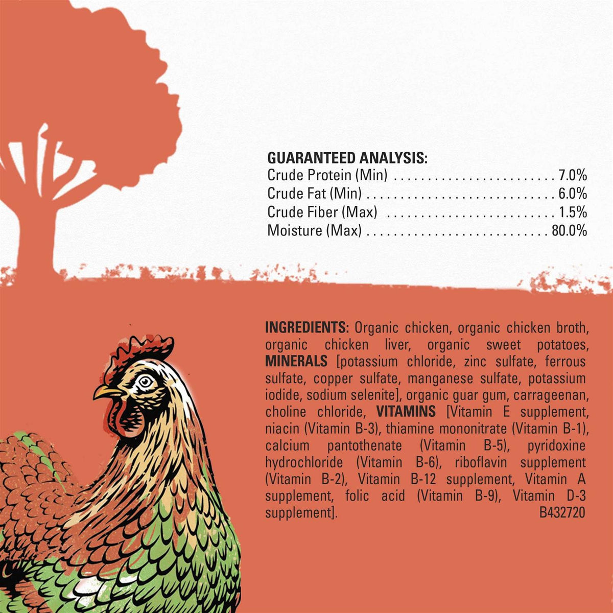 Organic Chicken Recipe Wet Dog Food K218