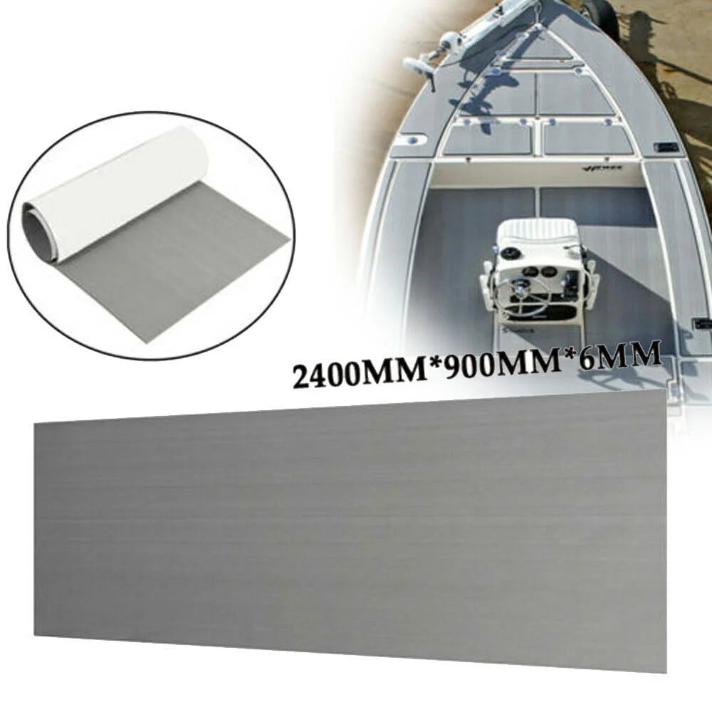 Gray EVA Foam Boat Decking Sheet Carpet 35.4" X94.5" O182867