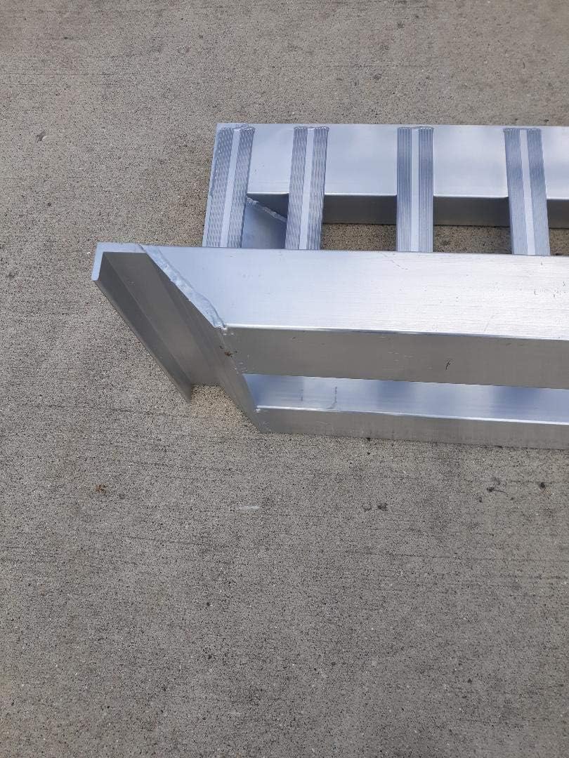 10,000 LB Aluminum Car Truck Skid Forklift Ramps Trailer Hook 2 Ramps B477