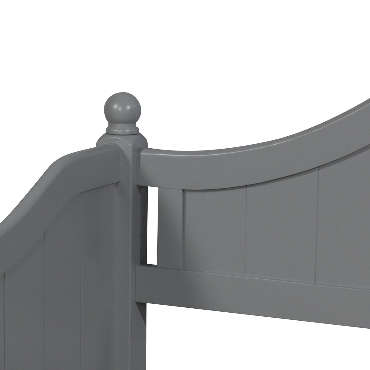 Gray Wood Daybed with Trundle U1663