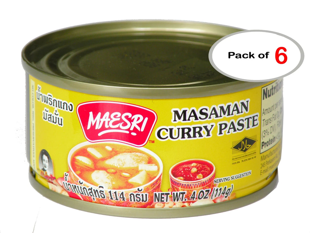 Massaman Curry Paste, 4 oz / 114 g (Pack of 6) H43124