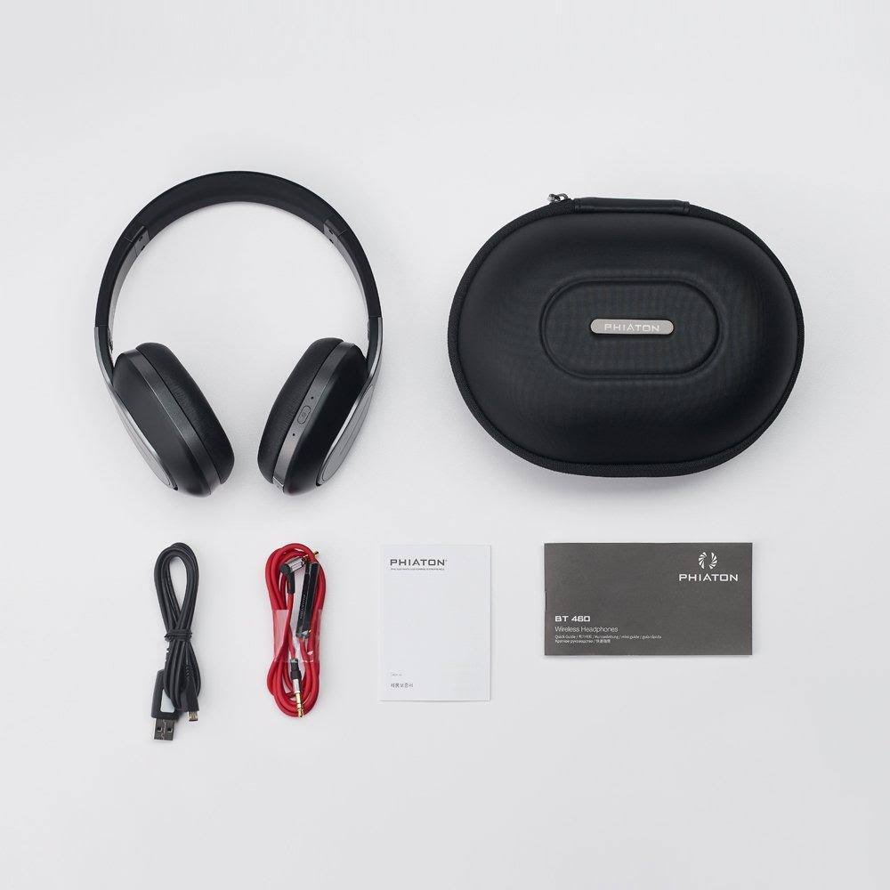 Black Wireless Touch Interface Headphones with Microphone M97944