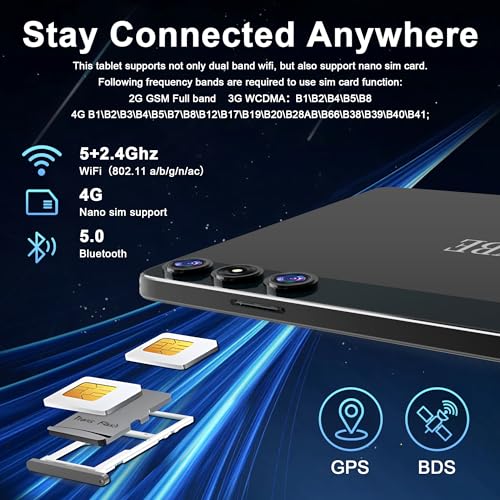 10 inch 128GB Storage 14GB RAM Android 14 Tablet O6847