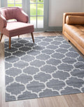 2' x 3' Dark Gray Flatweave Rug F4727