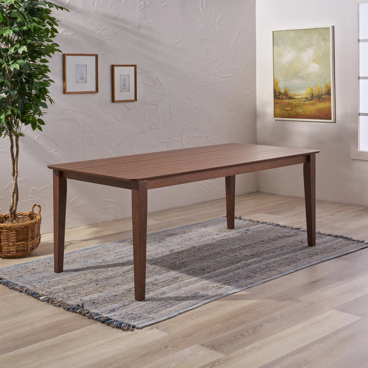 Rectangular 8 Seat Farmhouse Dining Table V42756