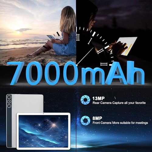 10 inch 128GB Storage 14GB RAM Android 14 Tablet O6847