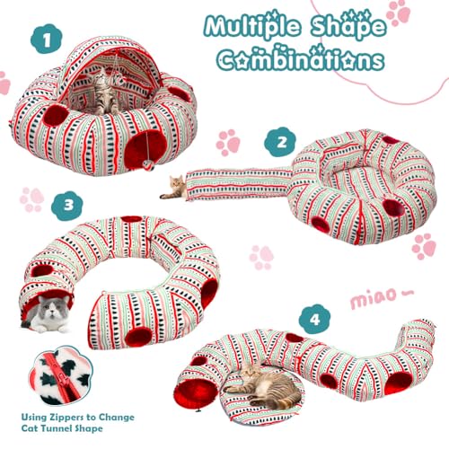 Plush Cat Tunnel Bed Y211