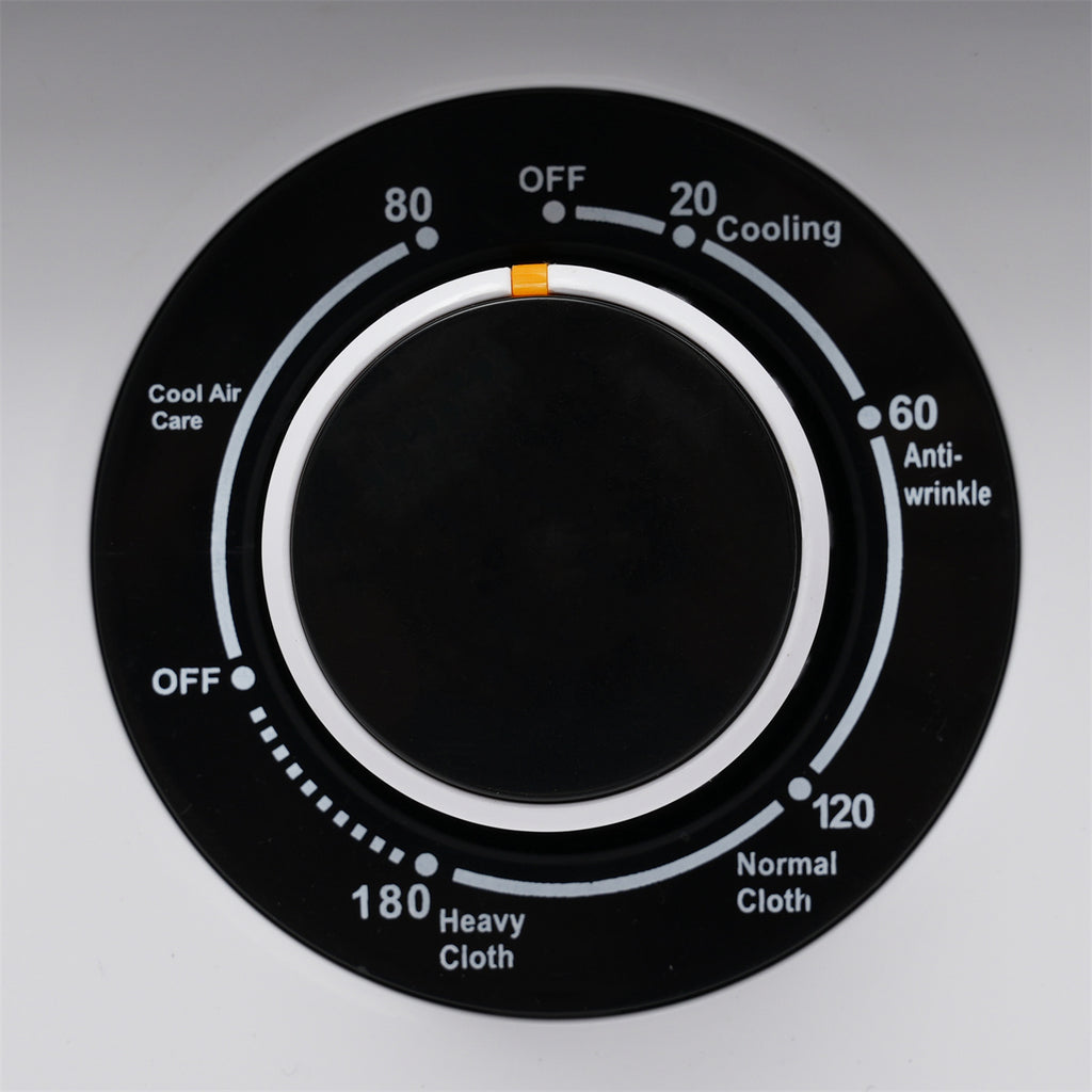 1.95cu.ft Clothes Dryer, 830W, Stainless Steel Tumbler, 5 Programs, Black Door L46852