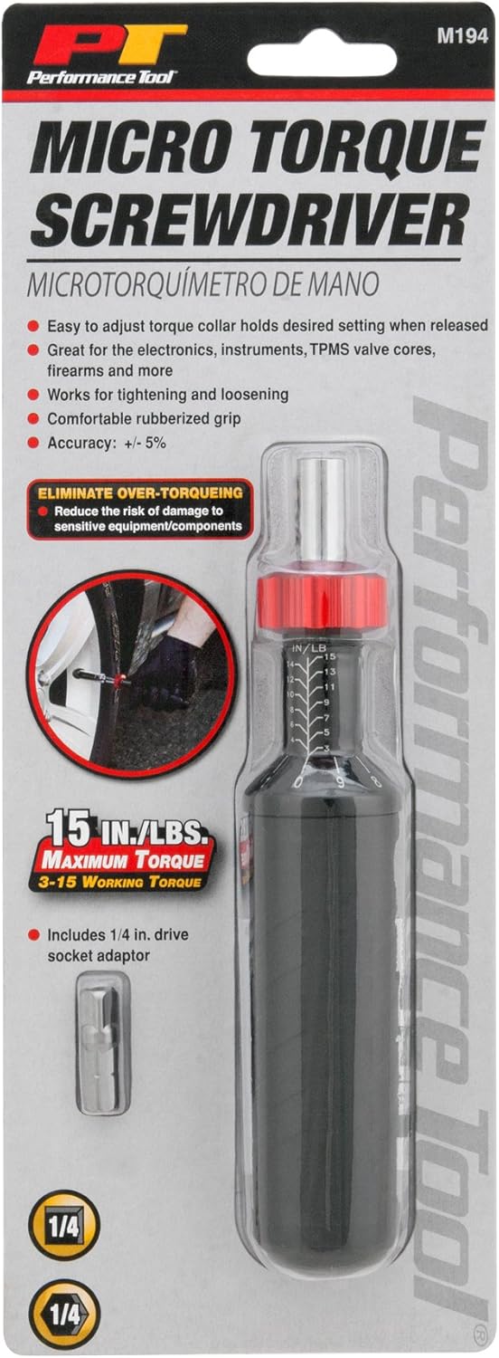 Adjustable Micro Torque Screwdriver Pack of 2 U99718