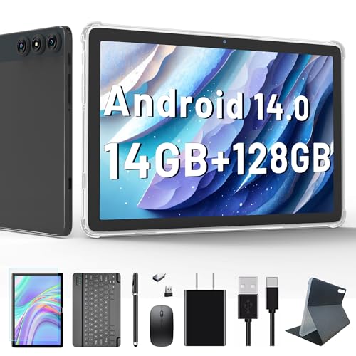 10 inch 128GB Storage 14GB RAM Android 14 Tablet O6847