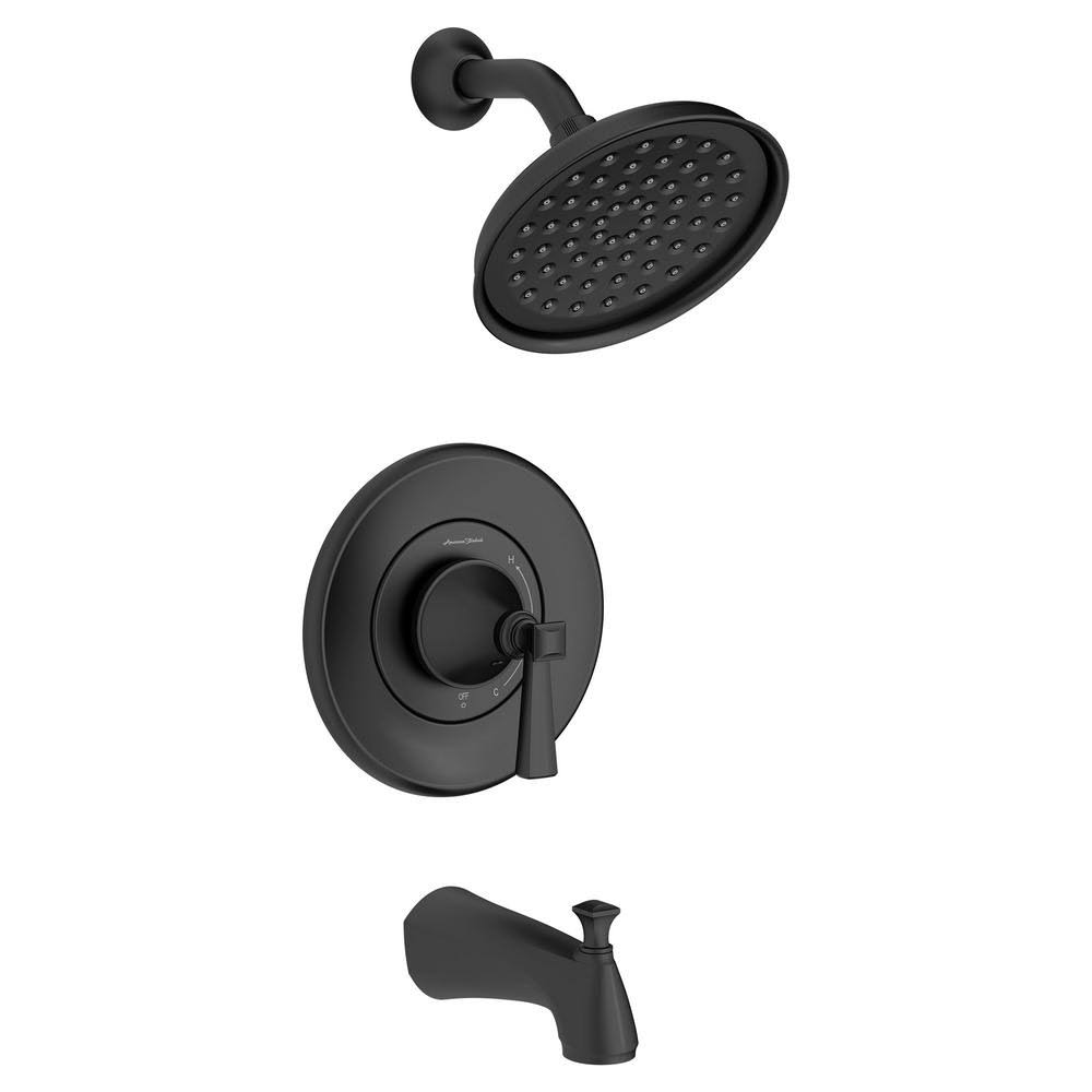 Single-Handle 1-Spray Tub and Shower Faucet 1.8 GPM Matte Black E806480