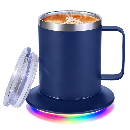 12oz USB Heated Coffee Mug with Auto Shut Off (Black) A33087