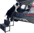 Grey Folding Pet Stairs Ramp with Waterproof Surface R775