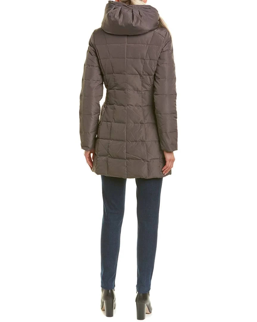 Carbon Hooded Down Puffer Coat G34721