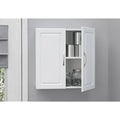 White Stipple Wall Cabinet I552