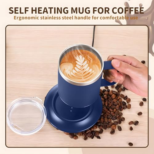 12oz USB Heated Coffee Mug with Auto Shut Off (Black) A33087