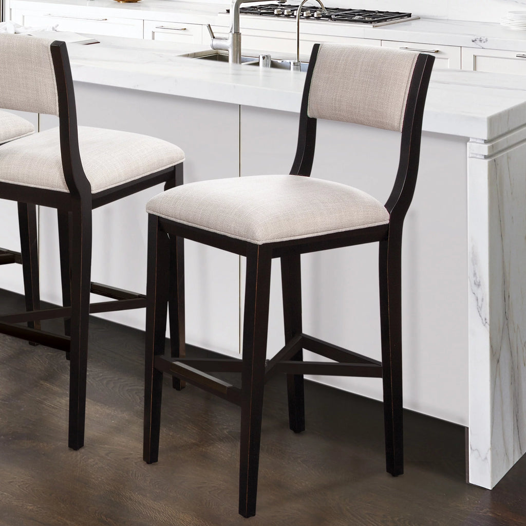Solid Wood Bar Stool Q897350
