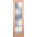 10 Lite Unfinished Maple Clear Bevel Brass Woodgrain Interior Door Slab T7201