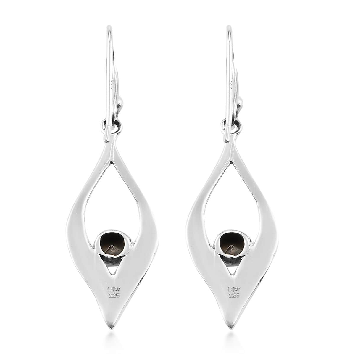 0.3 Ct Blue Diamond 925 Sterling Silver Dangle Earrings T258309