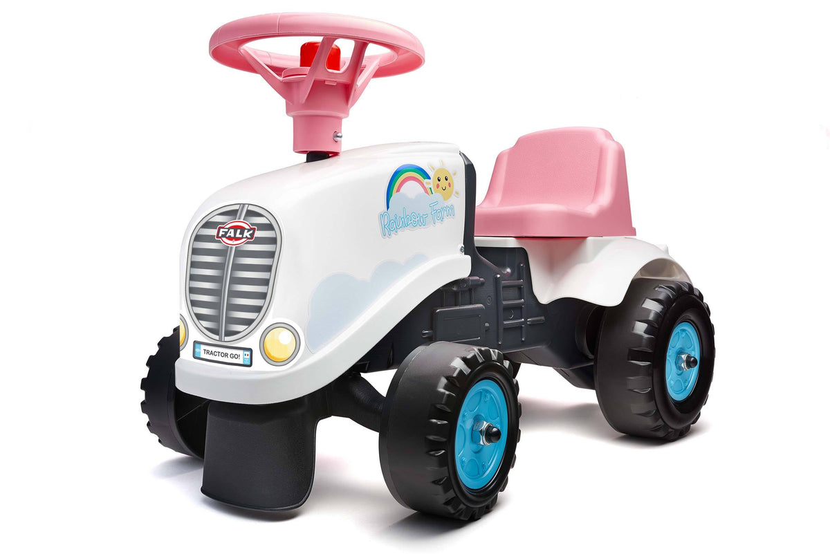 Ride-On and Push-Along Tractor with Trailer X7239