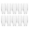 10 ARC Stemless Champagne Flutes Set, 9 oz. Clear K146