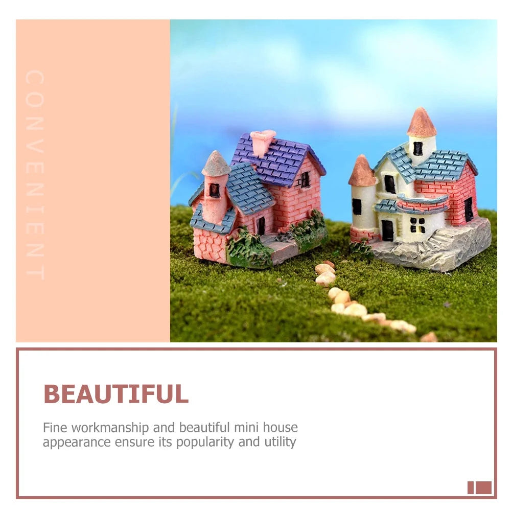 Miniature House Resin Ornament A53473