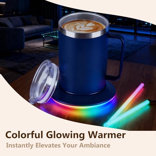 12oz USB Heated Coffee Mug with Auto Shut Off (Black) A33087