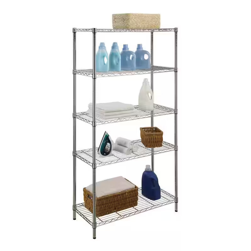 5-Tier Steel Wire Shelving Unit F105
