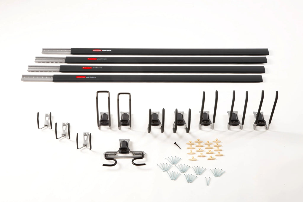 15-Piece Garage Storage Rail Organization System F40897