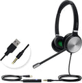 Headset with Microphone Noise Cancelling Stereo 3.5mm Jack C69975