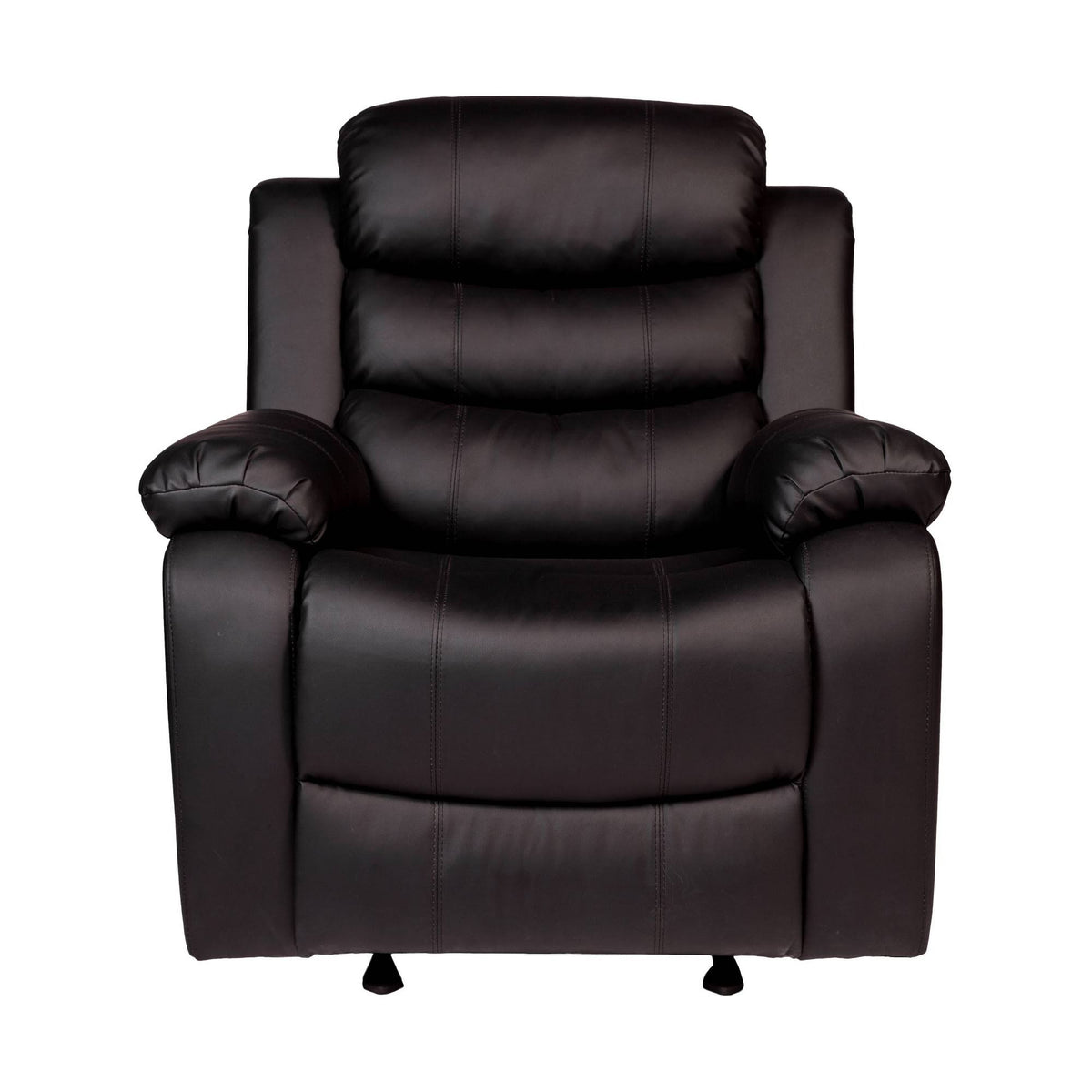 Black Massage Recliner W331353