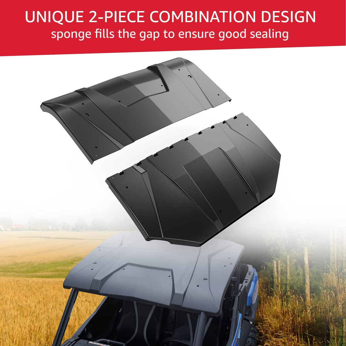 2-Piece Hard Roof for Can-Am Maverick Sport/Trail E2226