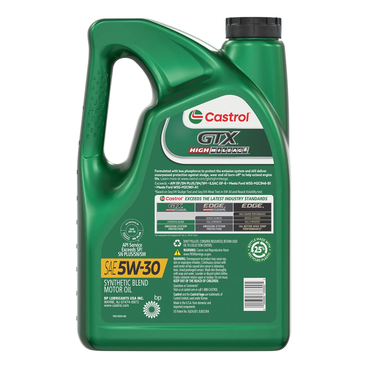 5W-30 Synthetic Blend Motor Oil, 5 Quarts V42226