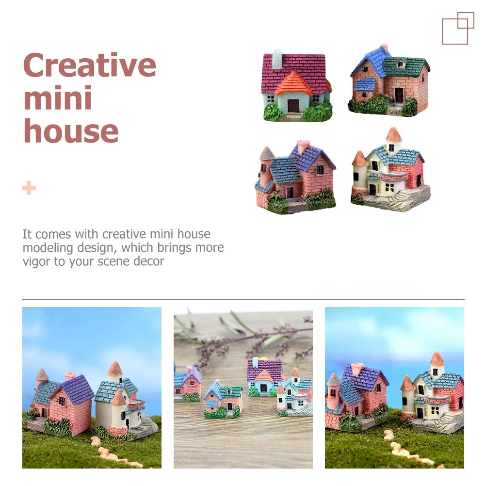 Miniature House Resin Ornament A53473