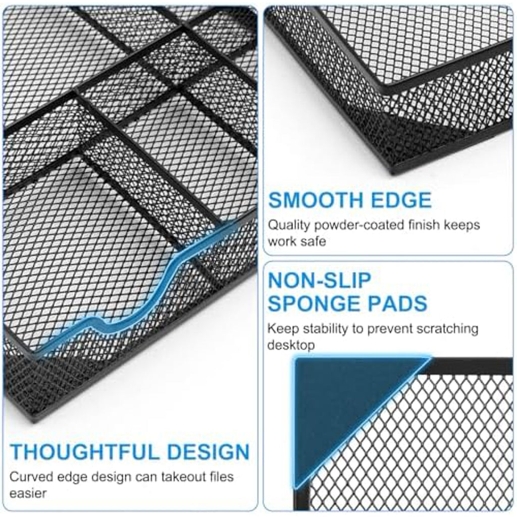 5 Grid Metal Mesh Drawer Organizer E399