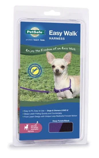 Deep Purple & Black Dog Harness D261632