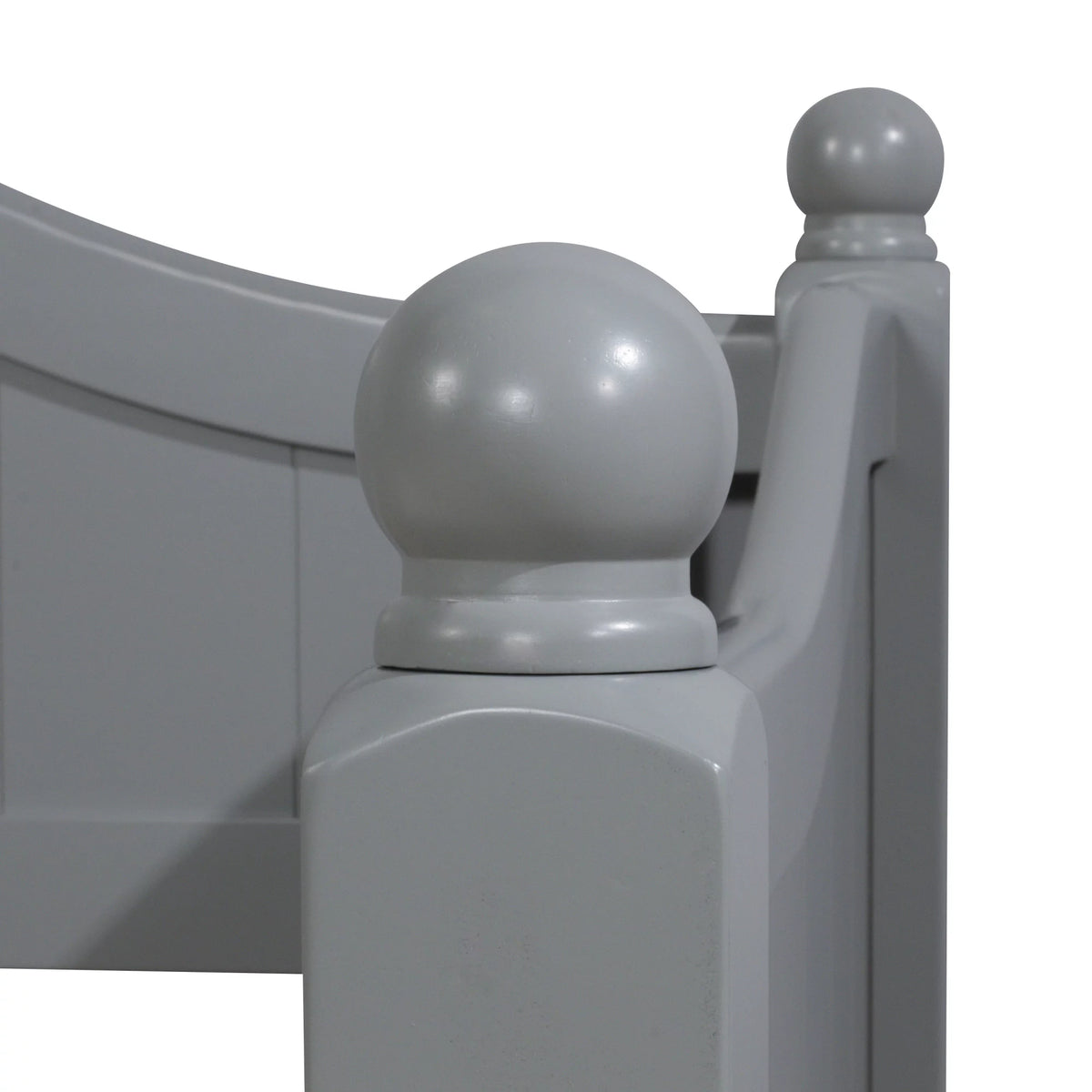 Gray Wood Daybed with Trundle U1663