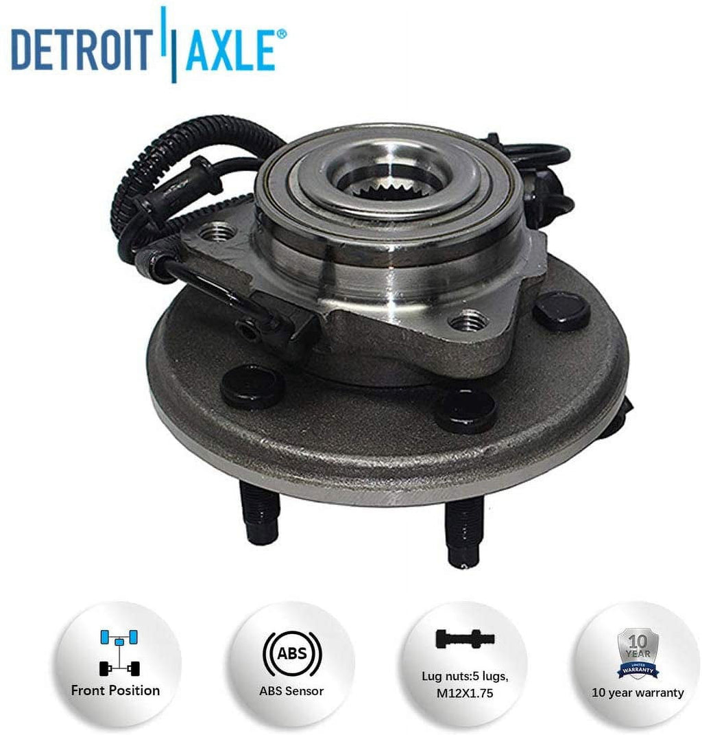 Front Wheel Bearing Hub and Tie Rod End for Ford Explorer 4-Door B2437