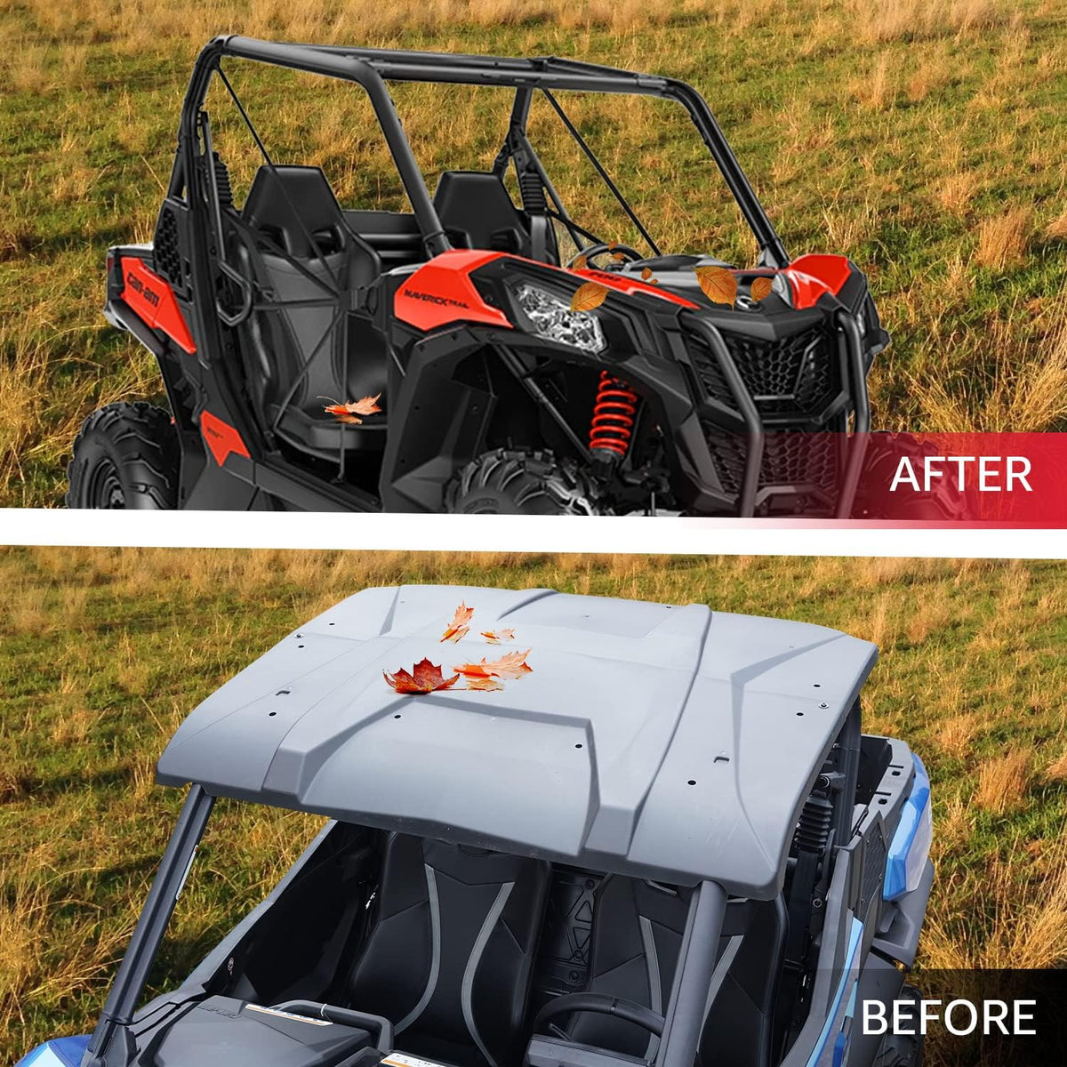 2-Piece Hard Roof for Can-Am Maverick Sport/Trail E2226