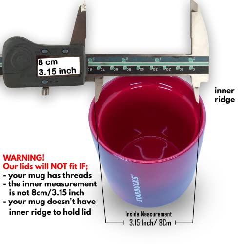 Replacement Lid for Coffee Mug & Tea Cup, 10oz / 12oz / 16oz P198174