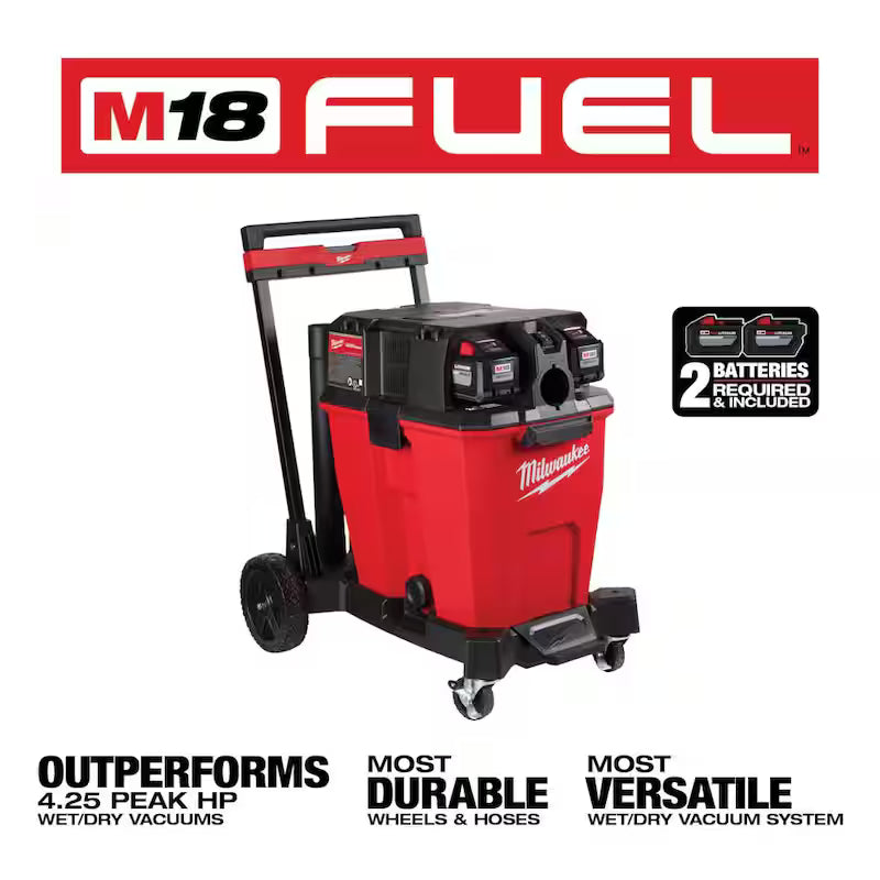 12 Gal. Cordless Wet/Dry Shop Vac Kit with Brush and Crevice Tools B481771