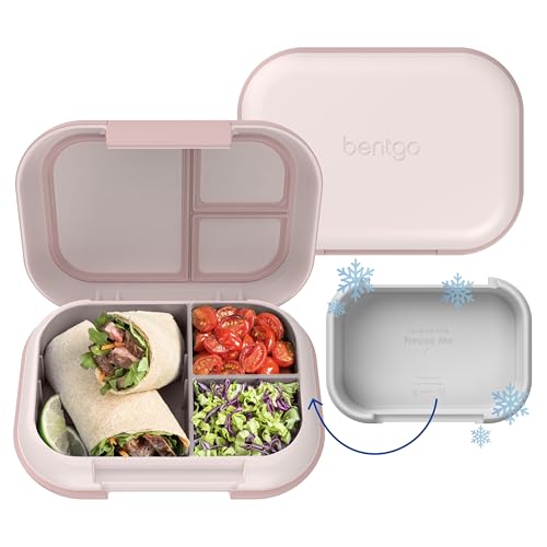 XL Leak-Proof Bento Lunch Box with Ice Pack, 5-Cup, 3 or 4 Compartment, BPA-Free, Dishwasher Safe P138