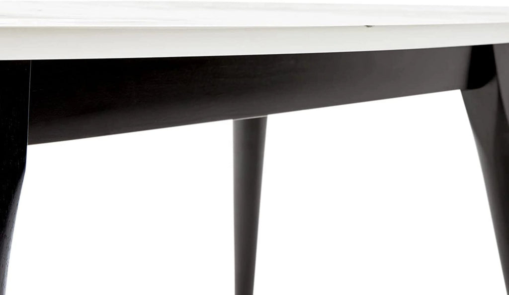 Mid-Century Modern Oval Coffee Table Walnut S23013