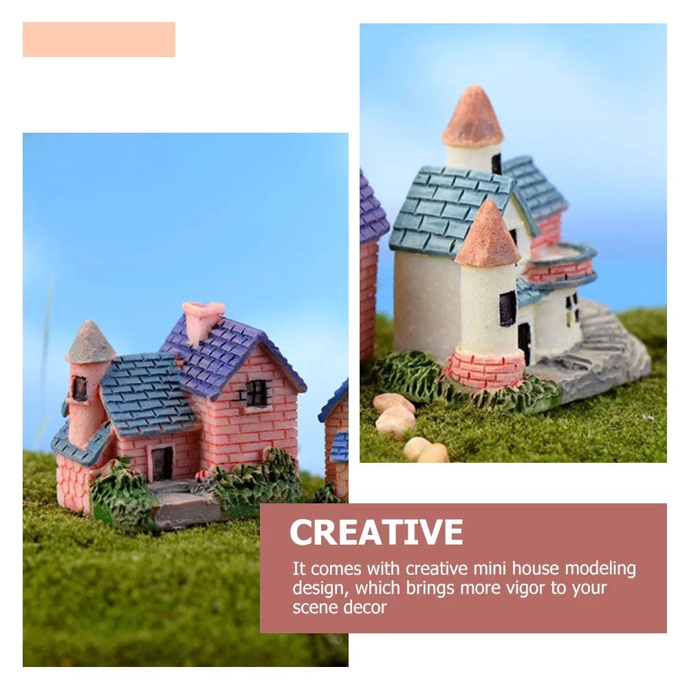 Miniature House Resin Ornament A53473