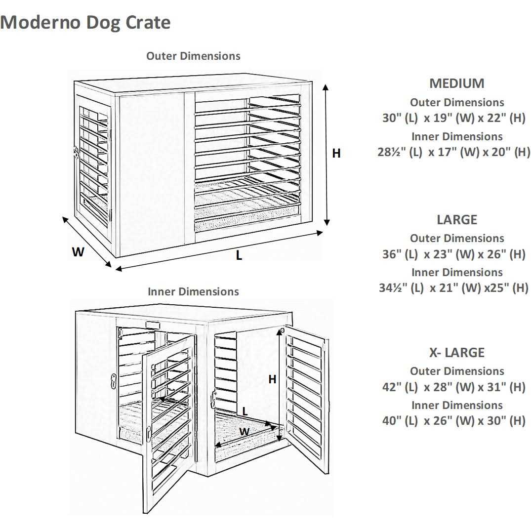 Moderno Dog Crate T5589