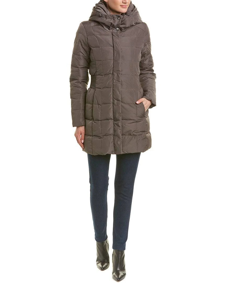 Carbon Hooded Down Puffer Coat G34721