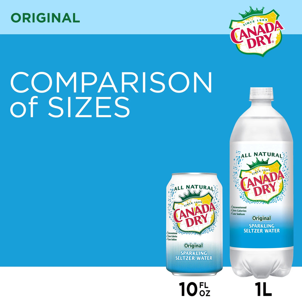 12 Pack Sparkling Seltzer Water, 12 fl oz cans Y791
