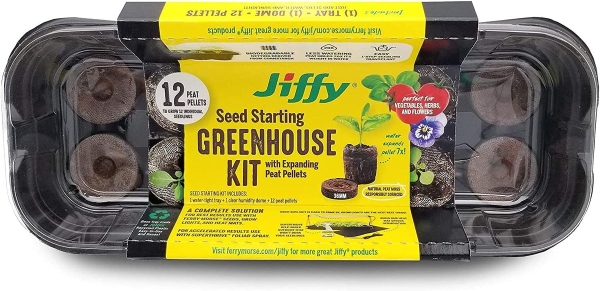 12 Cell Peat Pellets Seed Starting Kit M678603